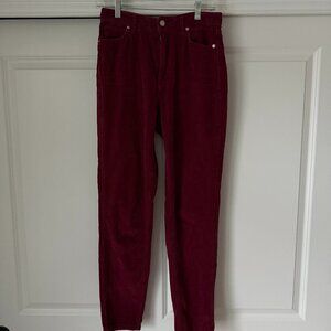 BDG Corduroy "High Rise Mom" Pants - Size 27